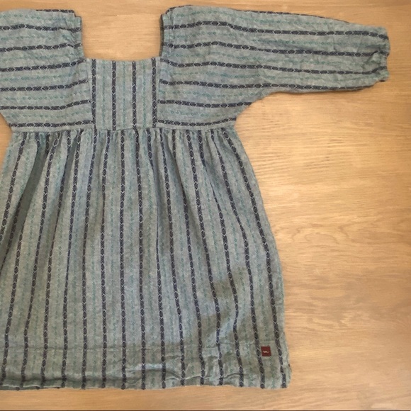 Chambray embroidered dress - Picture 2 of 7